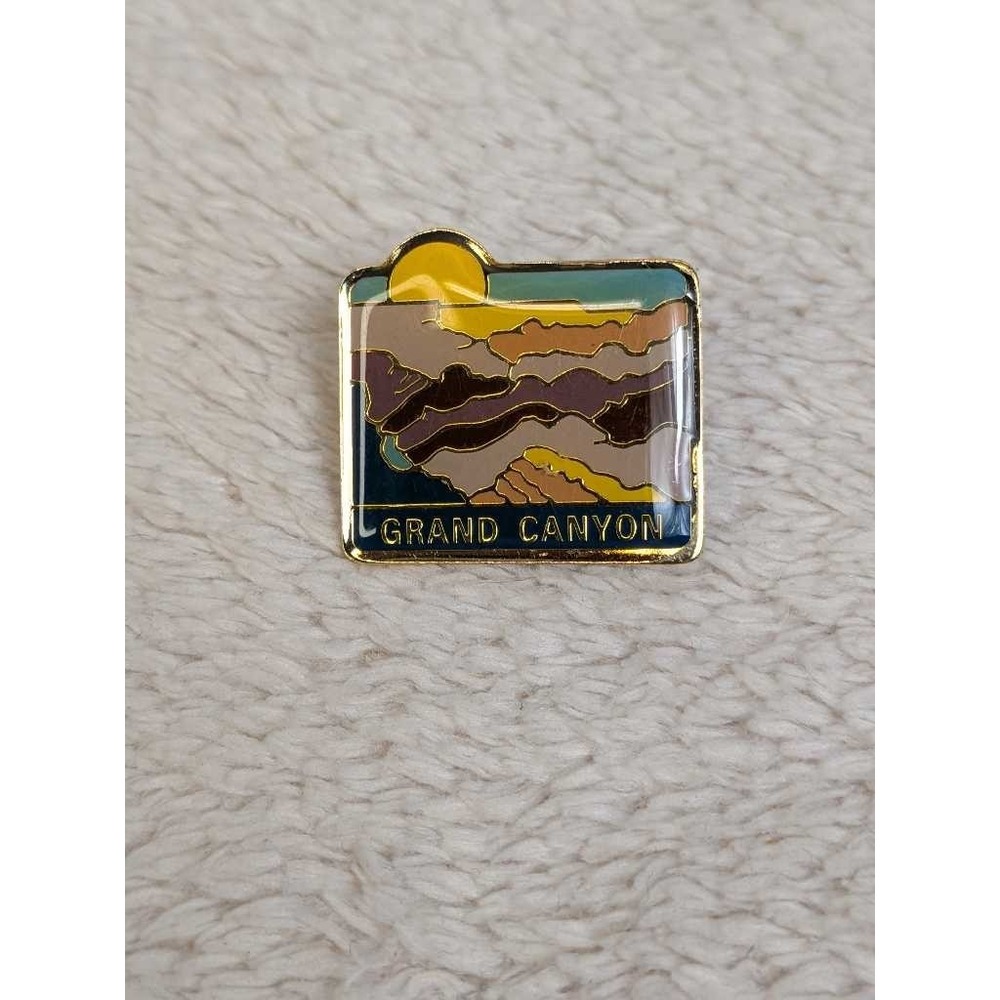 Grand Canyon‎ Landscape Enamel Pin Retro Souvenir Lapel Badge